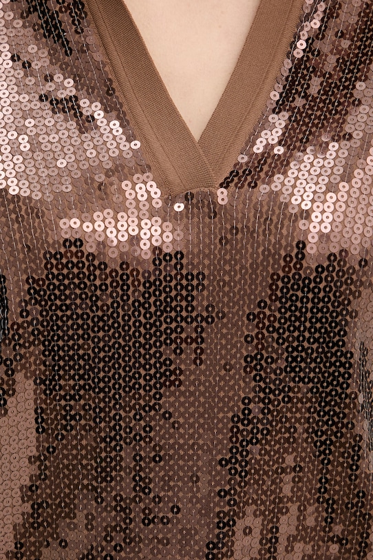 Liu Jo bluzka damska z wiskozy WA6218.MA68R brązowy