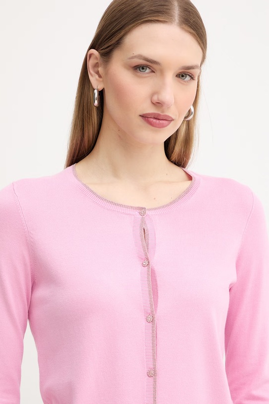 Liu Jo kardigan różowy WA6280.MS49I