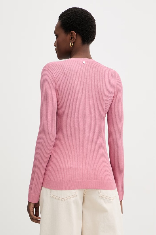 Odzież Liu Jo kardigan damski z wiskozą WA6291.MS46J różowy