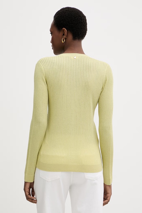 Odzież Liu Jo kardigan damski z wiskozy WA6291.MS46J zielony