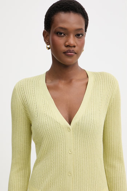 Liu Jo kardigan damski z wiskozy zielony WA6291.MS46J