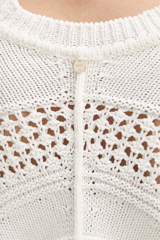 Liu Jo sweter damski bawełniany WA6419.MA86R beżowy