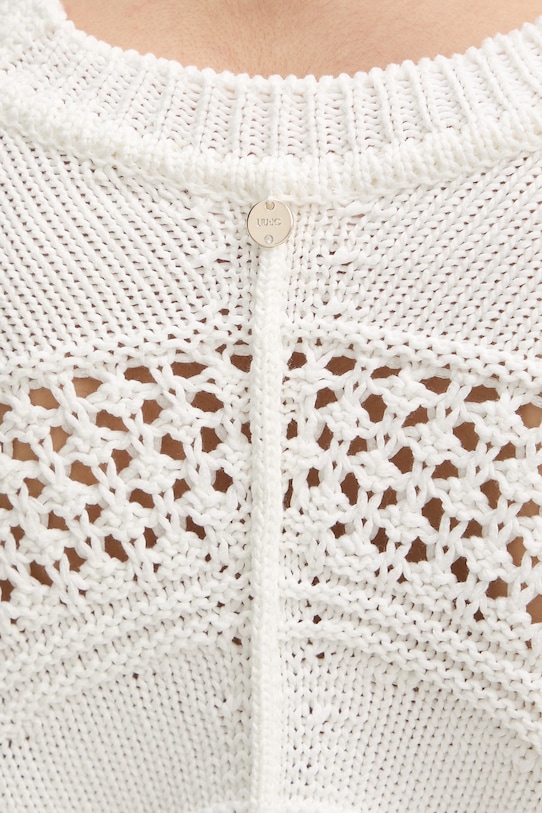 Liu Jo sweter damski bawełniany WA6419.MA86R beżowy