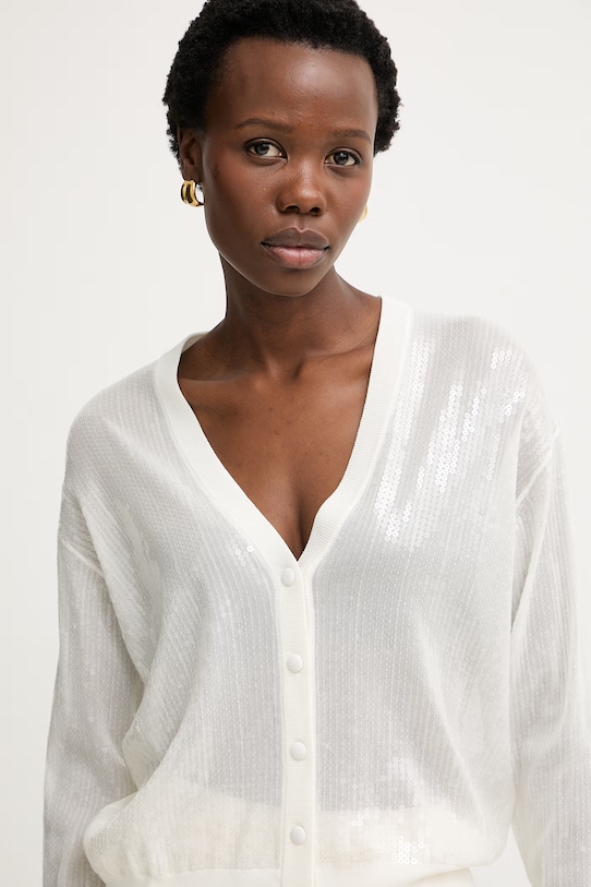 Liu Jo kardigan damski beżowy WA6530.MA68R