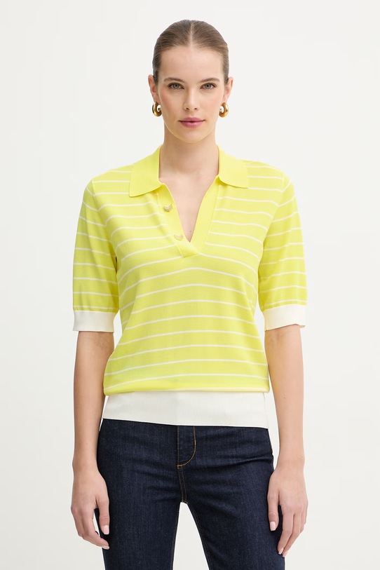 Liu Jo polo pozostałe żółty TA6215.MS55N