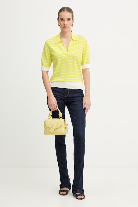 Liu Jo polo TA6215.MS55N żółty SS26