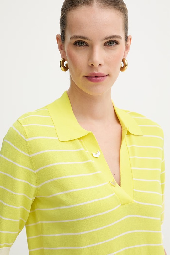 Liu Jo polo żółty TA6215.MS55N