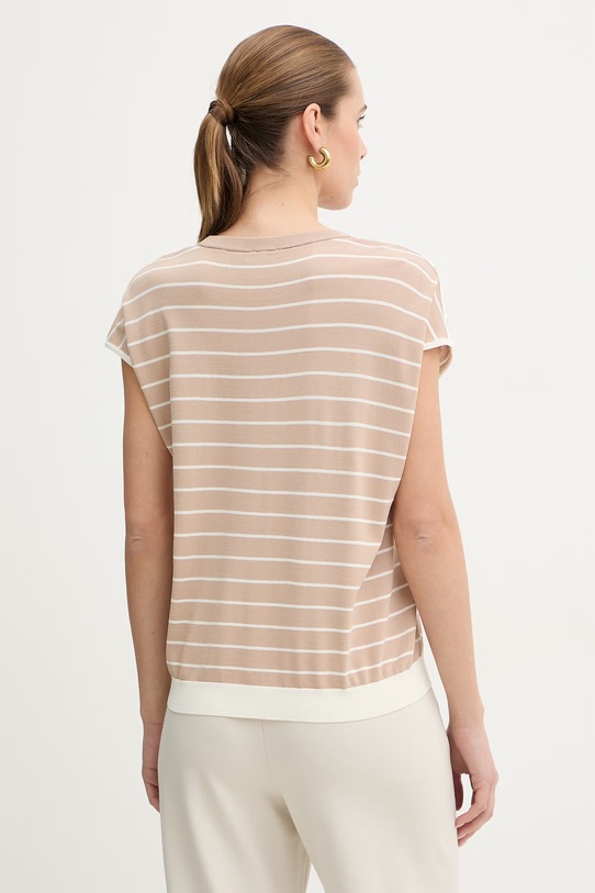 Odzież Liu Jo kamizelka TA6217.MS55N beżowy