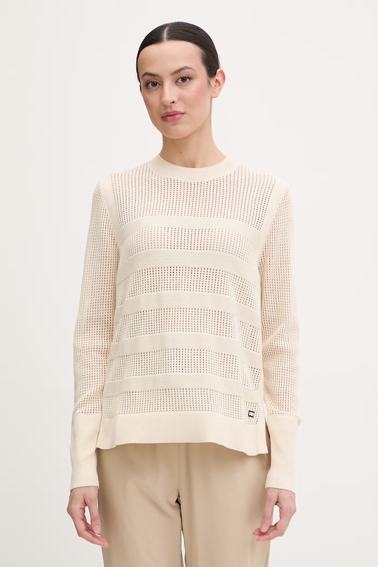 Helly Hansen sweter damski bawełniany SALT beżowy 54565