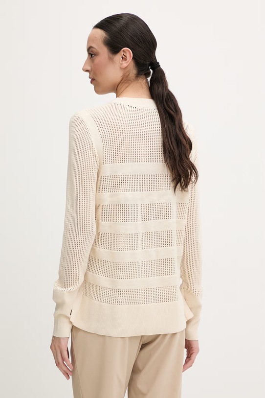 Odzież Helly Hansen sweter damski bawełniany SALT 54565 beżowy