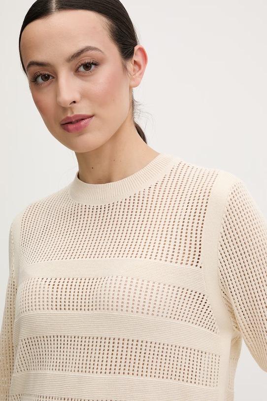 Helly Hansen sweter damski bawełniany SALT beżowy 54565