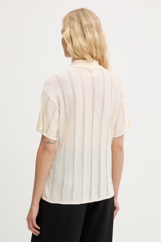 Odzież Marella kardigan damski z wiskozy MLMBAMBINA 2613341025200 beżowy