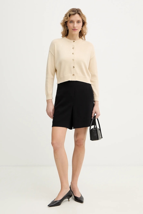 Marella kardigan bawełniany ALCUNO 2613341094200 beżowy SS26