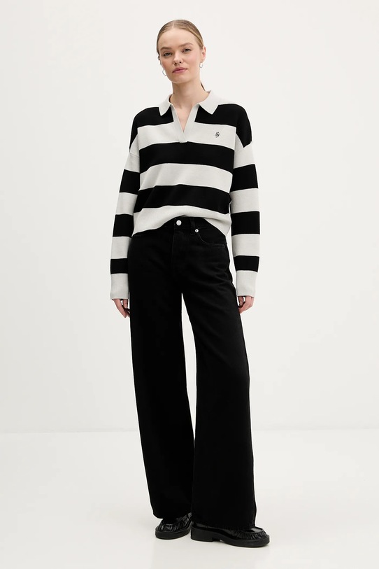 Guess Jeans sweter W6RR16.Z3FC2 szary SS26