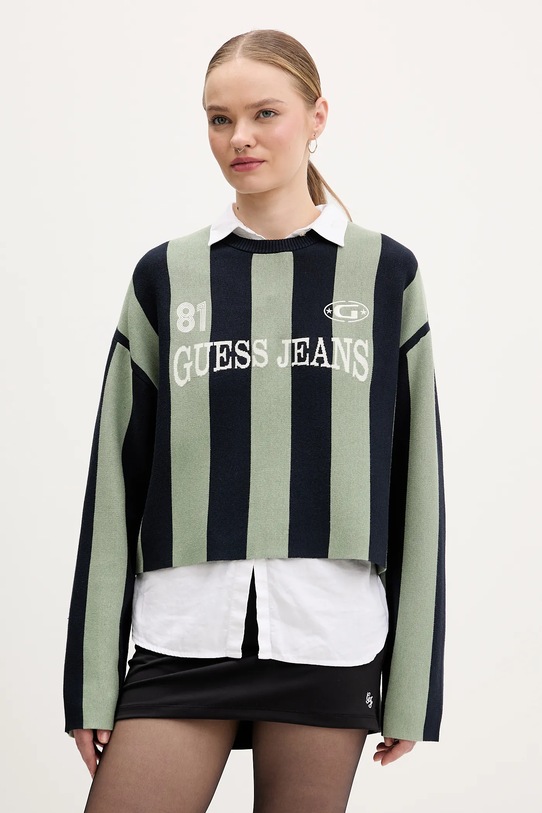 Guess Jeans sweter pozostałe zielony W6RR17.Z3FC2