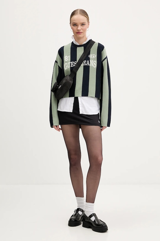 Guess Jeans sweter W6RR17.Z3FC2 zielony SS26