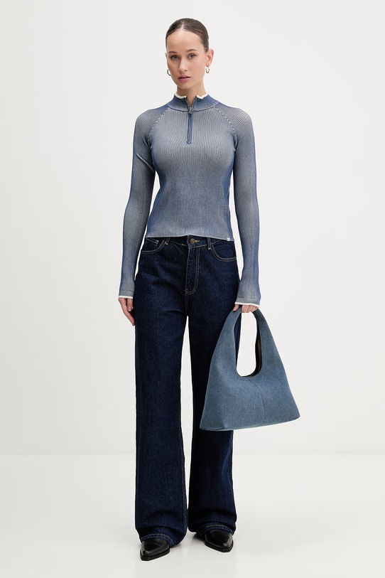 Guess Jeans sweter W6RR19.Z3P32 niebieski SS26