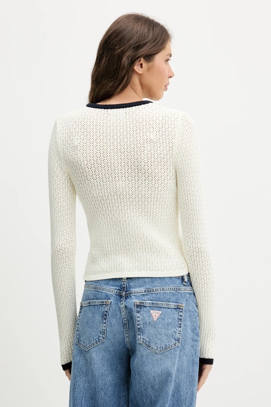 Odzież Guess Jeans sweter W6RR24.Z4351 beżowy