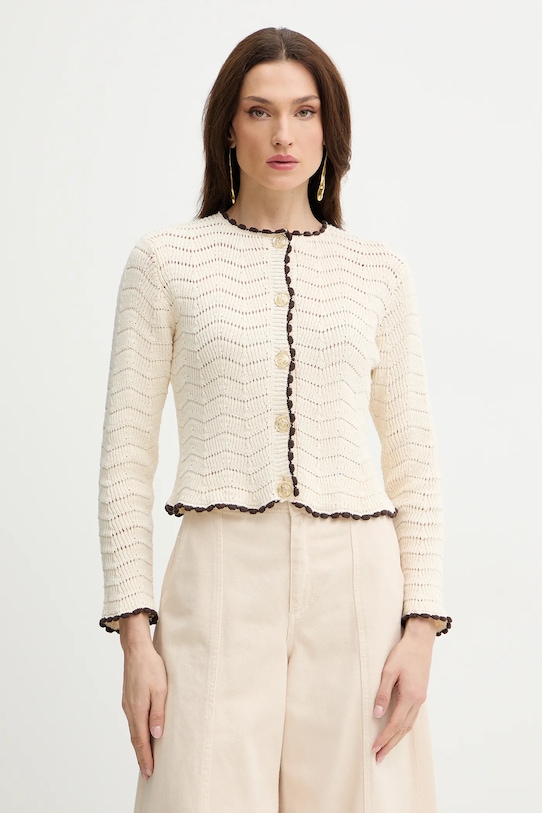 IBlues kardigan CESTINO pozostałe beżowy 2617341041200