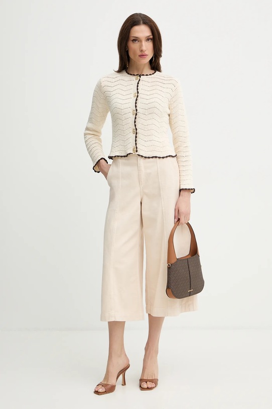 IBlues kardigan CESTINO 2617341041200 beżowy SS26