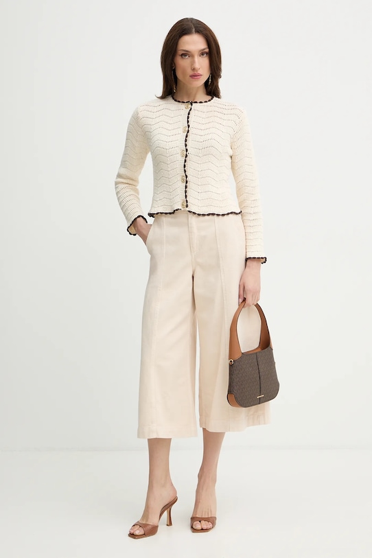 IBlues kardigan CESTINO 2617341041200 beżowy SS26