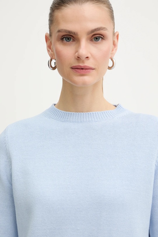 IBlues sweter z dodatkiem wełny LIRICA niebieski 2617361041200
