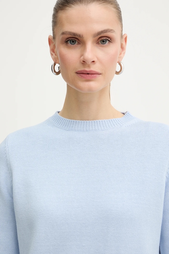 IBlues sweter z dodatkiem wełny LIRICA niebieski 2617361041200