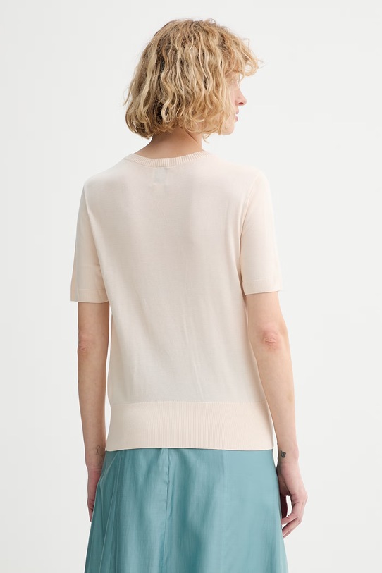 Odjeća Calvin Klein pulover kratkih rukava za žene od viskoze LV044F323G bež