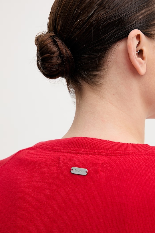 Barbour sweter z dodatkiem wełny Oakley LKN1763