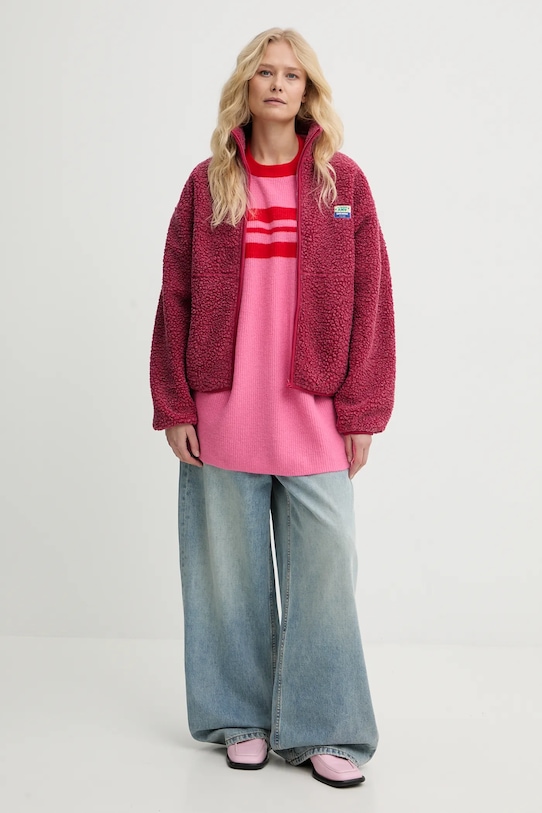 American Vintage sweter z dodatkiem wełny DAM18H różowy SS26