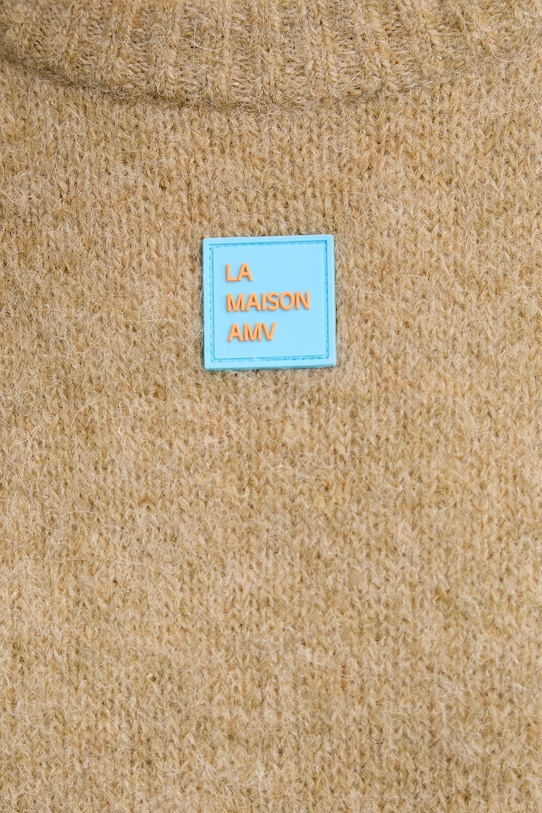 American Vintage pulóver gyapjúkeverékből EAST18VC zöld