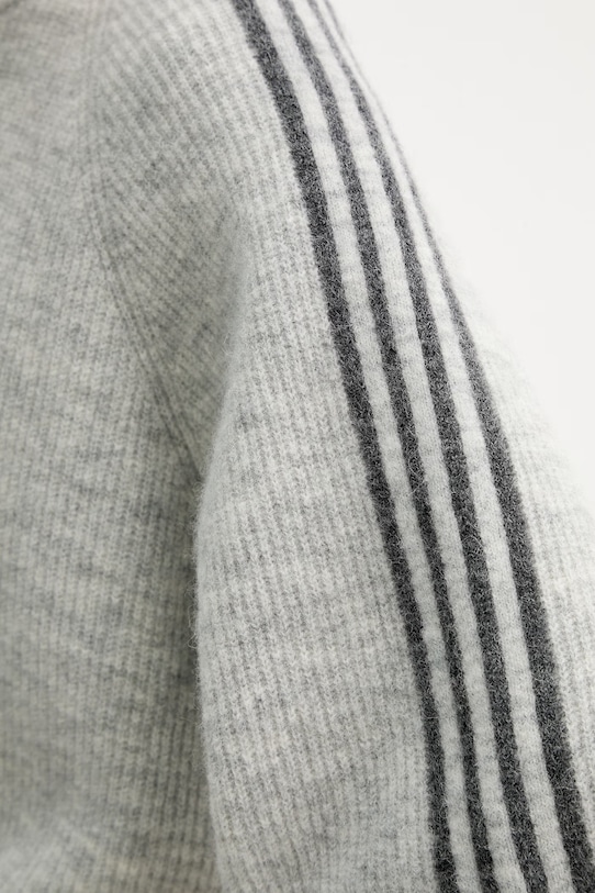 American Vintage sweter z domieszką alpaki VITO18N szary