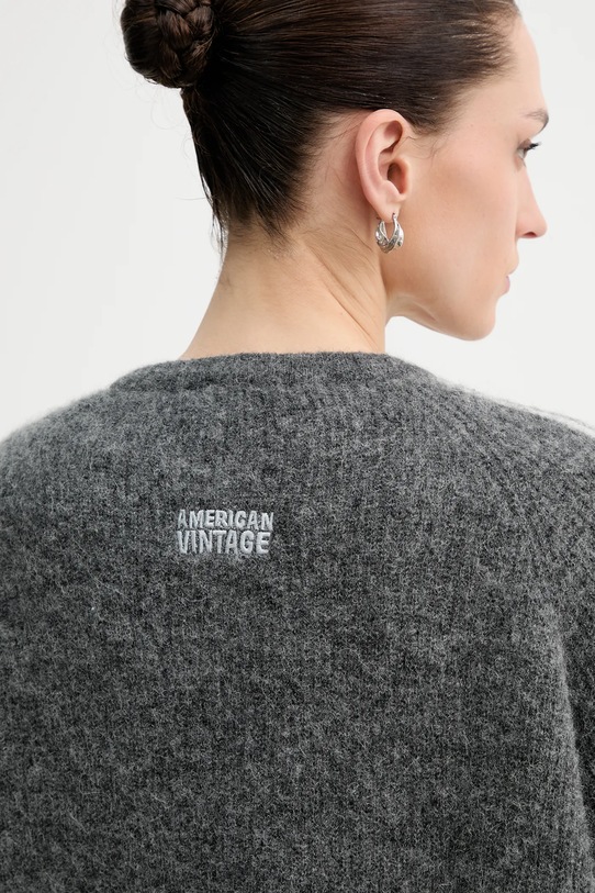 American Vintage kardigan z dodatkiem wełny VITO19K