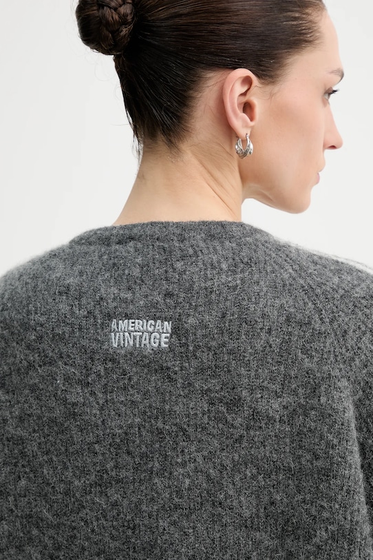 American Vintage kardigan z dodatkiem wełny VITO19K