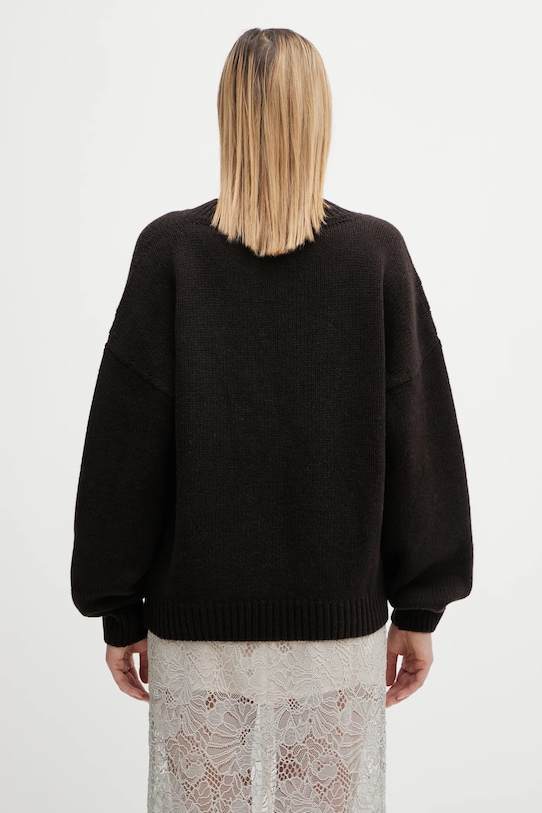 Odzież Rotate sweter wełniany 1151411667 brązowy