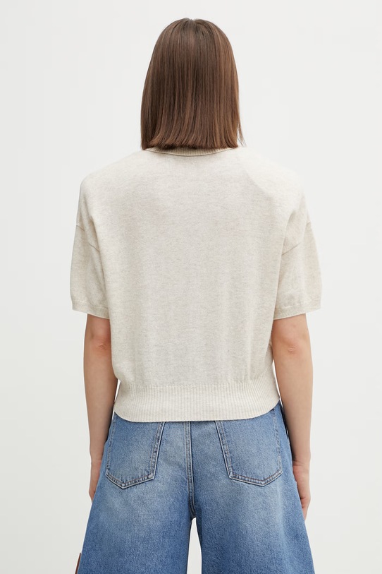 Odzież Rotate sweter wełniany damski 1155771832 beżowy