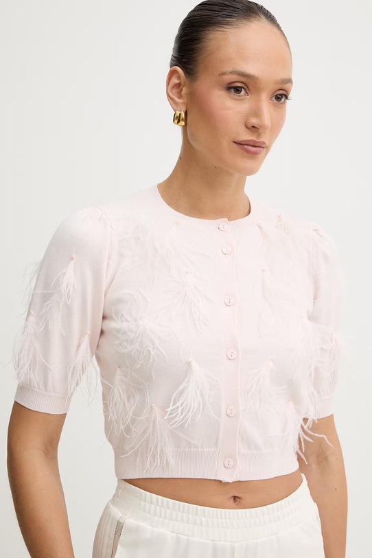 Kardigán Twinset ružová 261TP3421