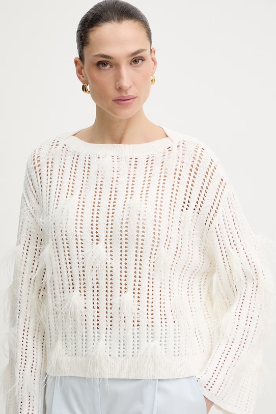 Pulover Twinset bež 261TP3292