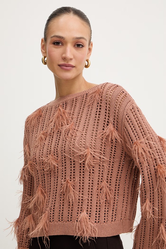 Twinset sweter pomarańczowy 261TP3292