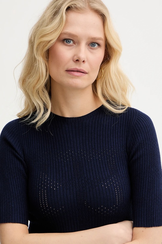 Twinset sweter granatowy 261TP3402