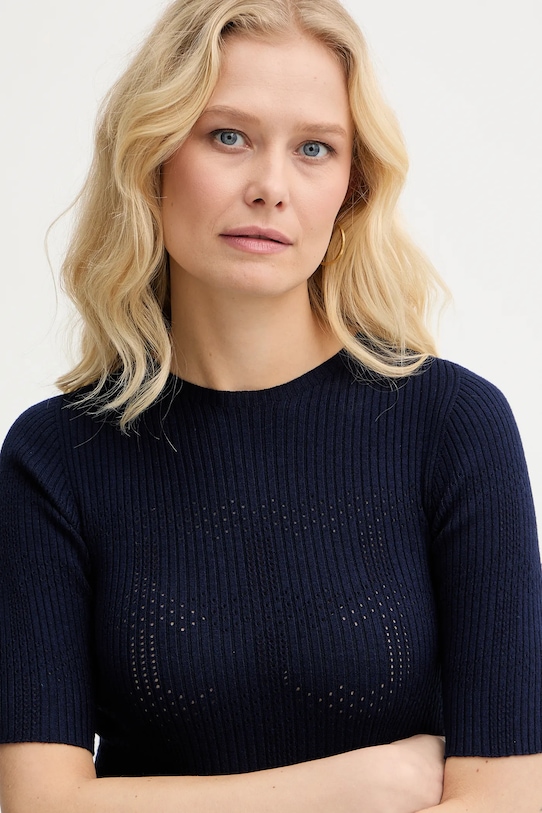 Twinset sweter granatowy 261TP3402