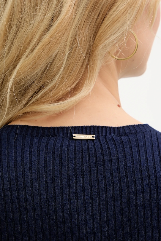 Twinset sweter 261TP3402 granatowy