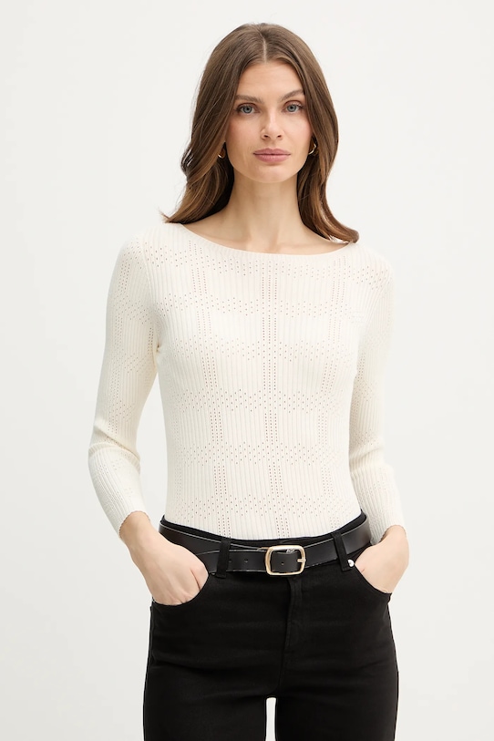 Twinset sweter pozostałe beżowy 261TP3401