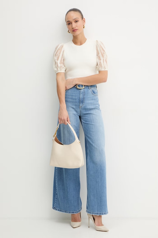 Twinset sweter 261TP3431 beżowy SS26