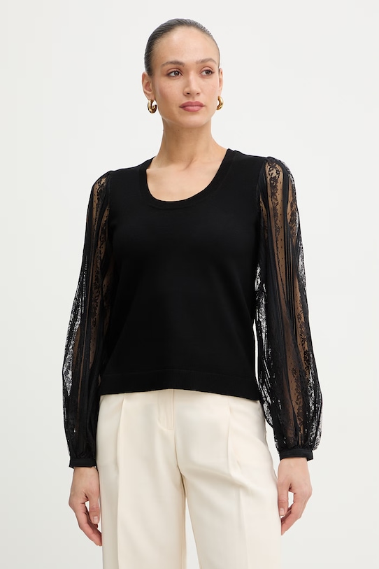 Twinset sweter pozostałe czarny 261TP3432