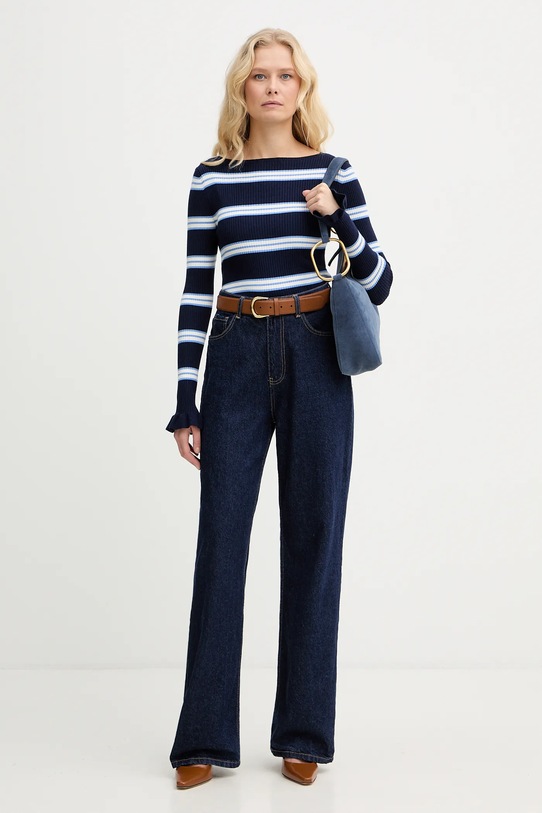 Twinset sweter 261TP3241 granatowy SS26