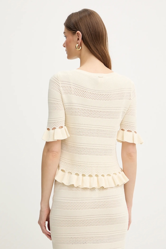 Odzież Twinset bluzka 261TP3082 beżowy