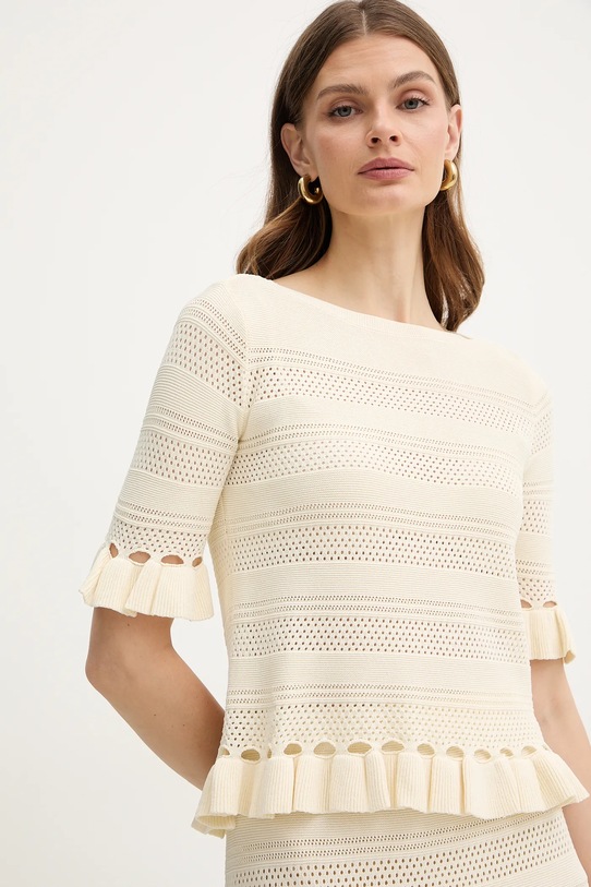 Twinset bluzka beżowy 261TP3082