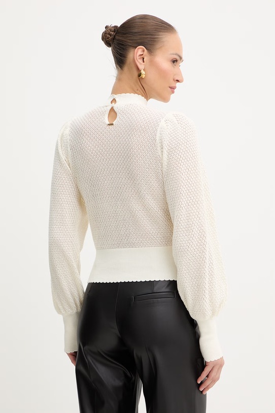 Odzież Twinset sweter bawełniany 261TP3311 beżowy