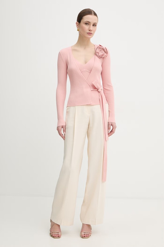 Twinset kardigan 261AP3105 różowy SS26